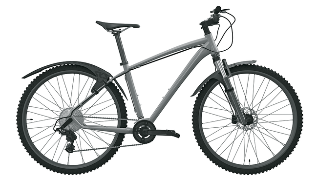 Aripa fata SKS Mudrocker - Negru