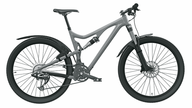 Aripa fata SKS Mudrocker - Negru