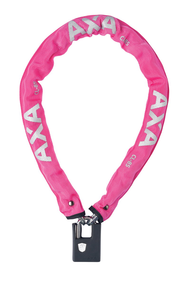 Axa Incuietoare lant AXA Clinch 85x6 - Pink soft