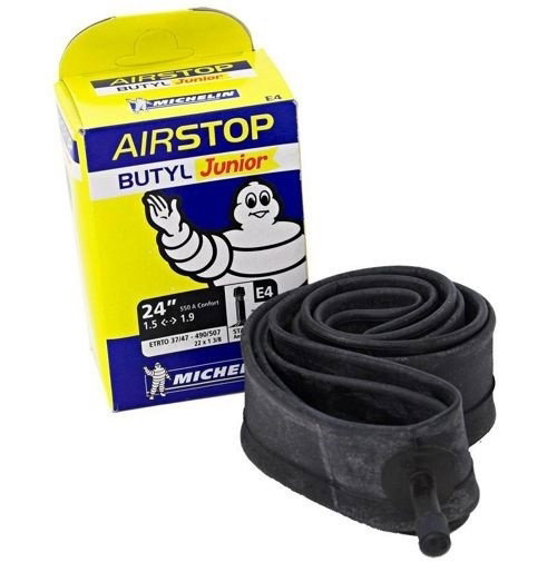 Bicycle Tubes Camera Michelin Airstop E4 24"x1.5/1.9, Valva: standard 34 mm