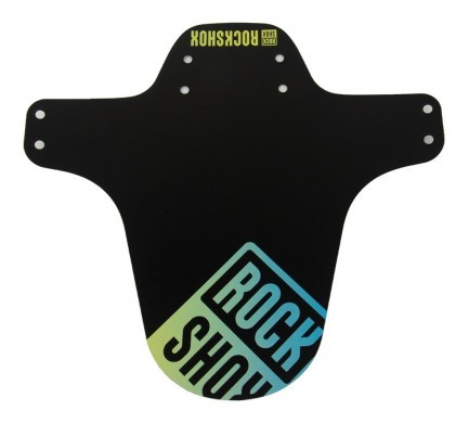 SRAM Fender RockShox MTB  Black Yellow/Blue Fade Print, Culoare: Black