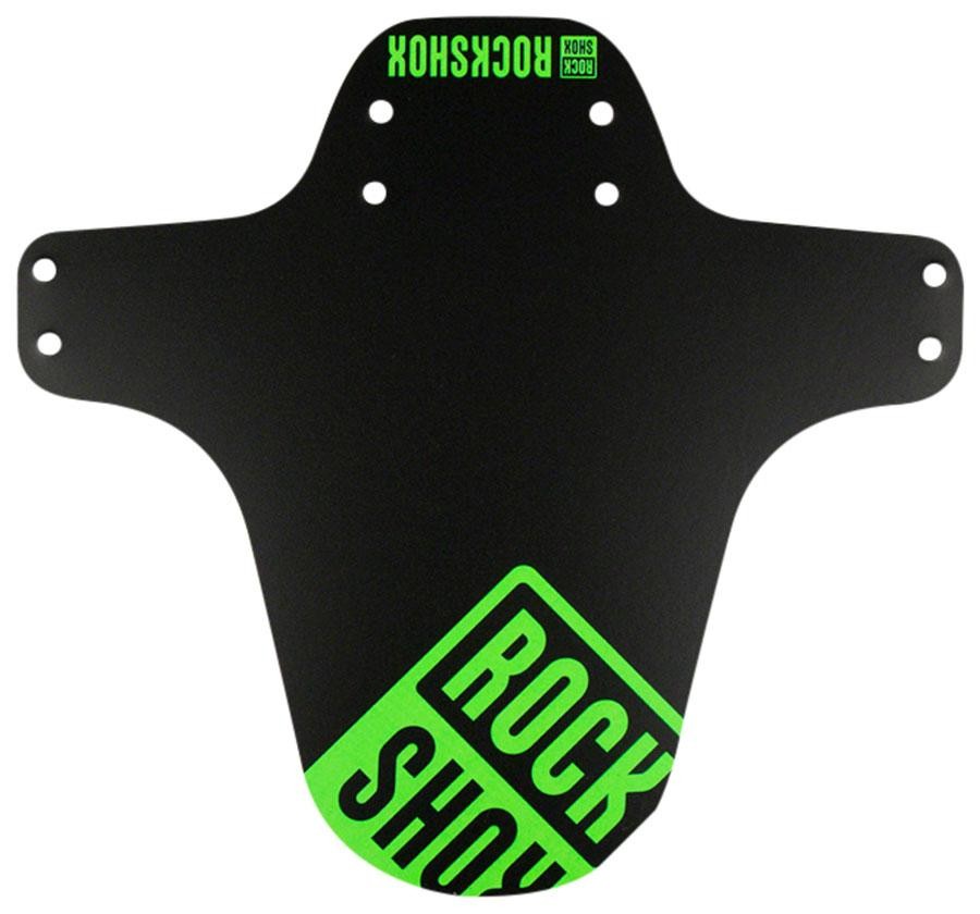 SRAM Fender RockShox MTB Black Neon Green Print, Culoare: Black