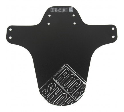 SRAM Fender RockShox MTB Black Outline White Distressed Logo Print, Culoare: Black