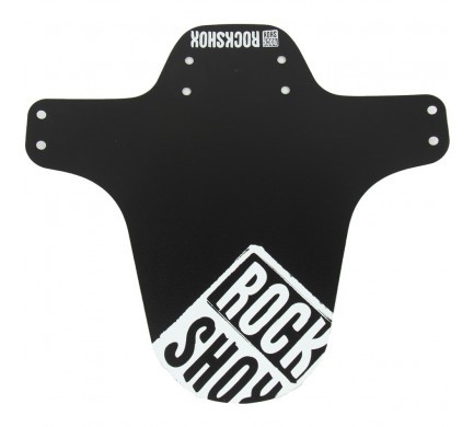 SRAM Fender RockShox MTB Black White Distressed Logo Print, Culoare: Black