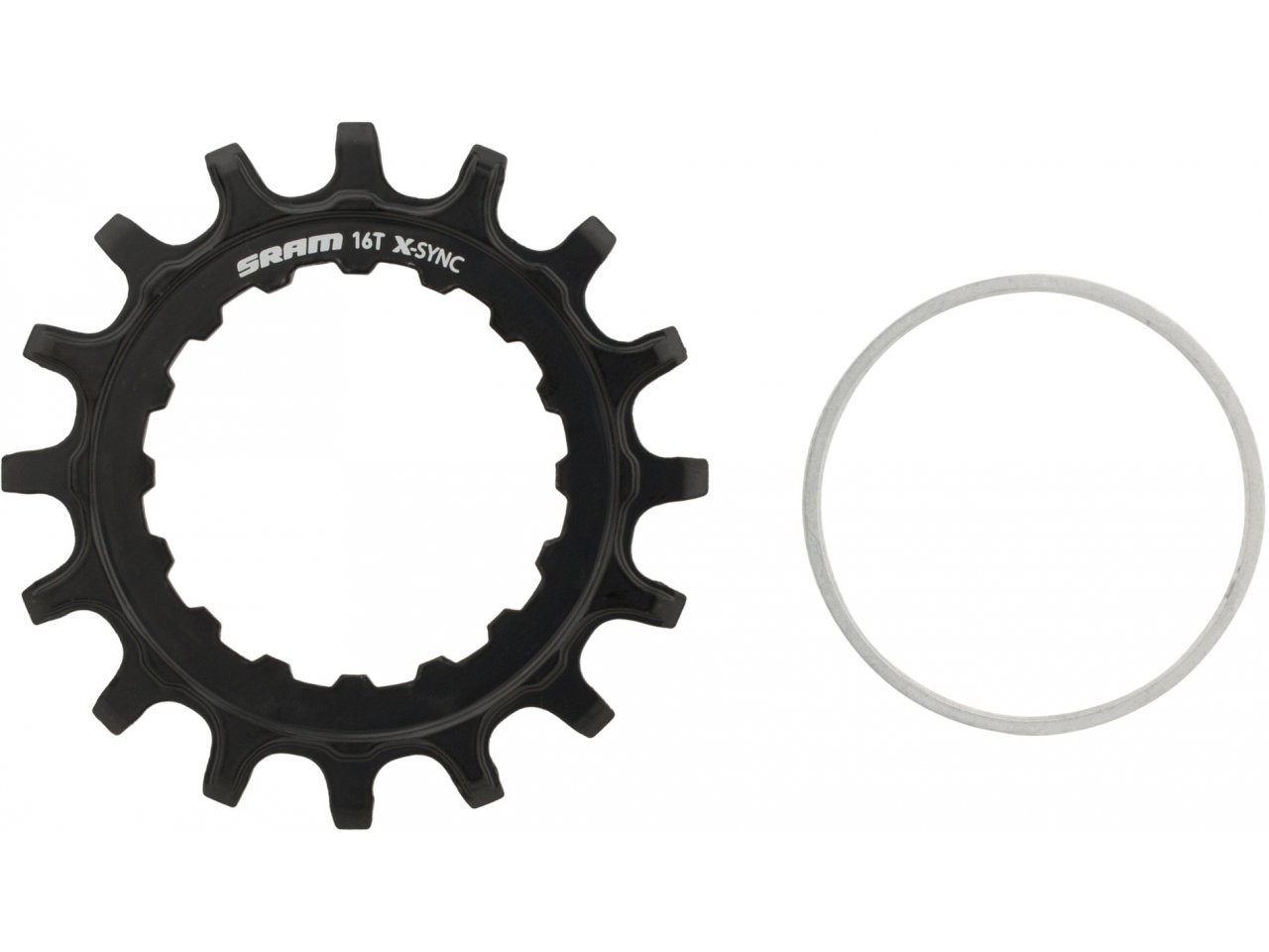 Bicycle Cassettes & Freewheels Foaie SRAM EX1 XSync Chainring pentru modelele Bosch, Culoare: Black