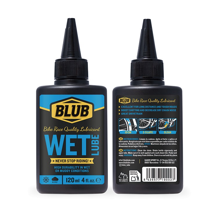 Bicycle Accessories Blub Wet Lube 120 ML, Culoare: Black