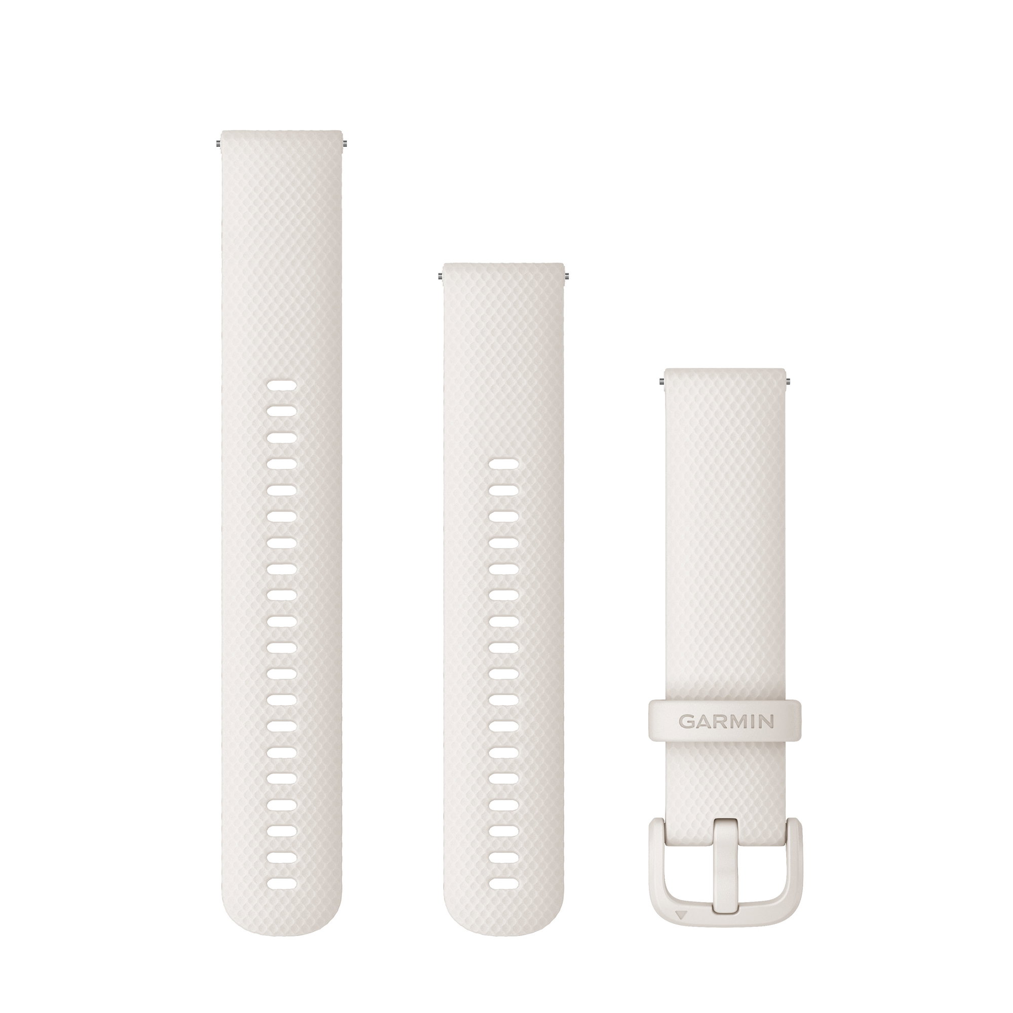 Watch Bands Garmin - curea silicon Quick Release 20 - alb ivoire pentru Vivoactive/ Vivomove/ Venu/ Forerunner