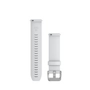 Garmin - curea silicon Quick Release 20 - alba Polished Silver pentru Vivoactive/ Vivomove/ Venu/ Forerunner
