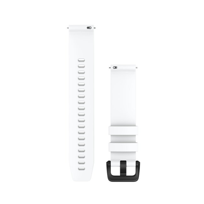 Garmin - curea silicon Quick Release 20 - alba pentru Vivoactive/ Vivomove/ Venu/ Forerunner