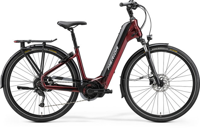 MERIDA 2022 eSPRESSO CITY 400 EQ S(43) BORDO (FEKETE)