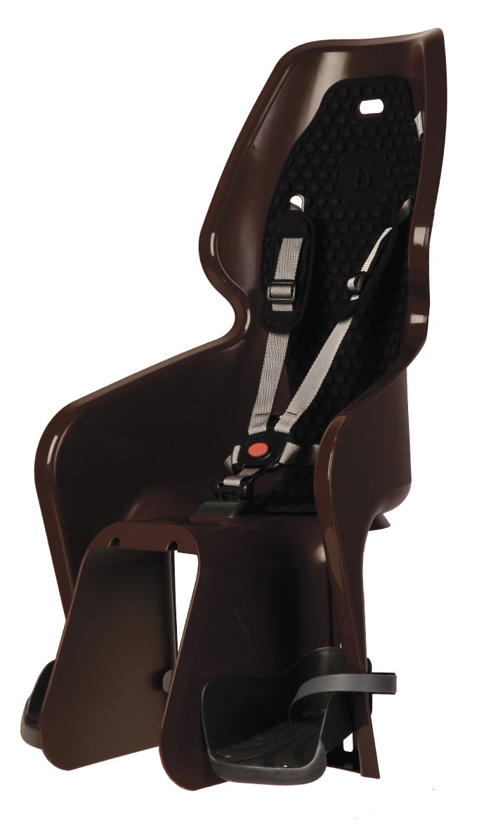 Bikefun Scaun pentru copii BIKEFUN LOTUS Standard spate, maro-cocus, pe cadru
