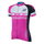 Bluza ciclism Force Lux dame maneci scurte roz XL