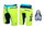 Pantaloni scurti Force MTB-11 cu interior detasabil galben fluo S