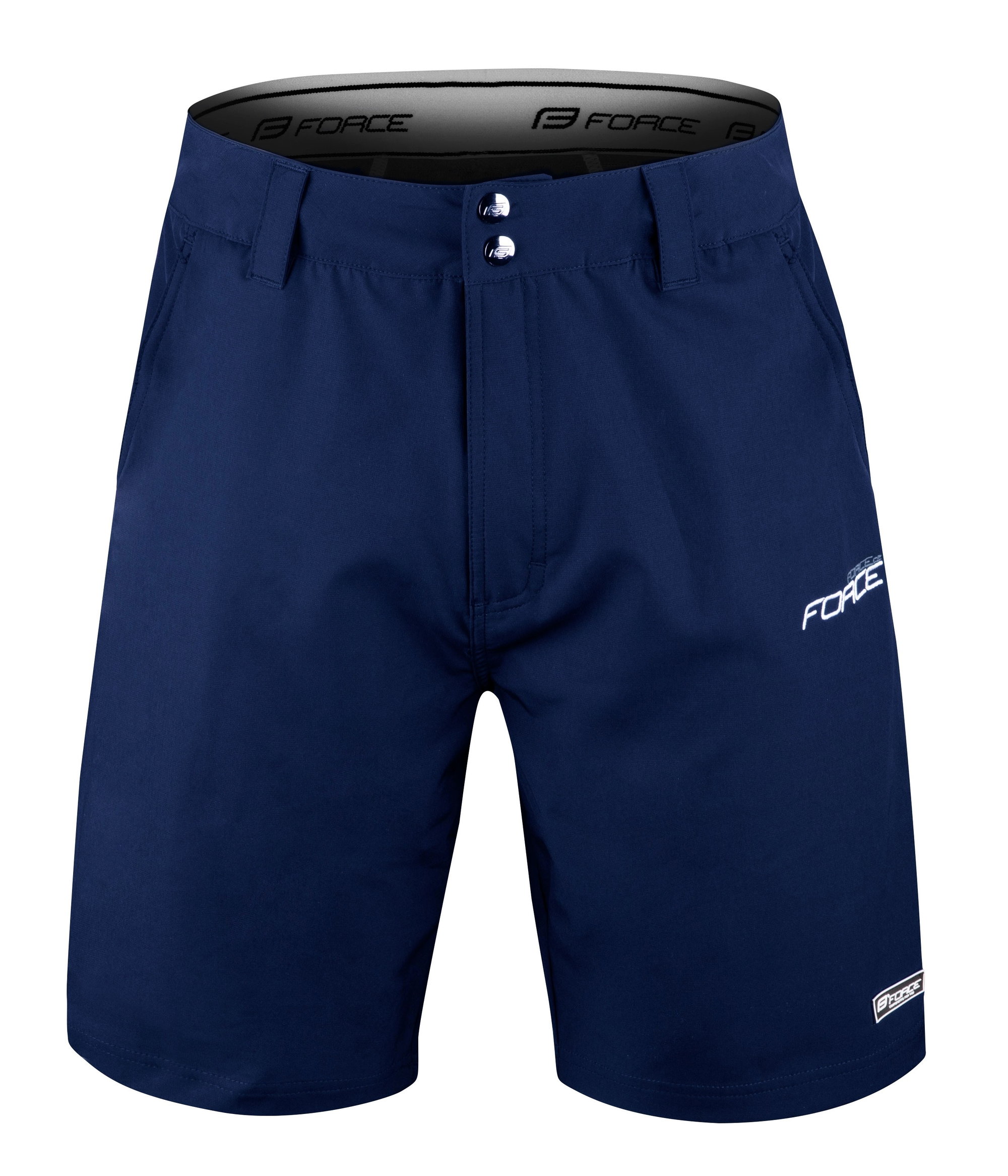 Force Pantaloni Force Blade MTB cu sub-pantaloni cu bazon Navy XXXL
