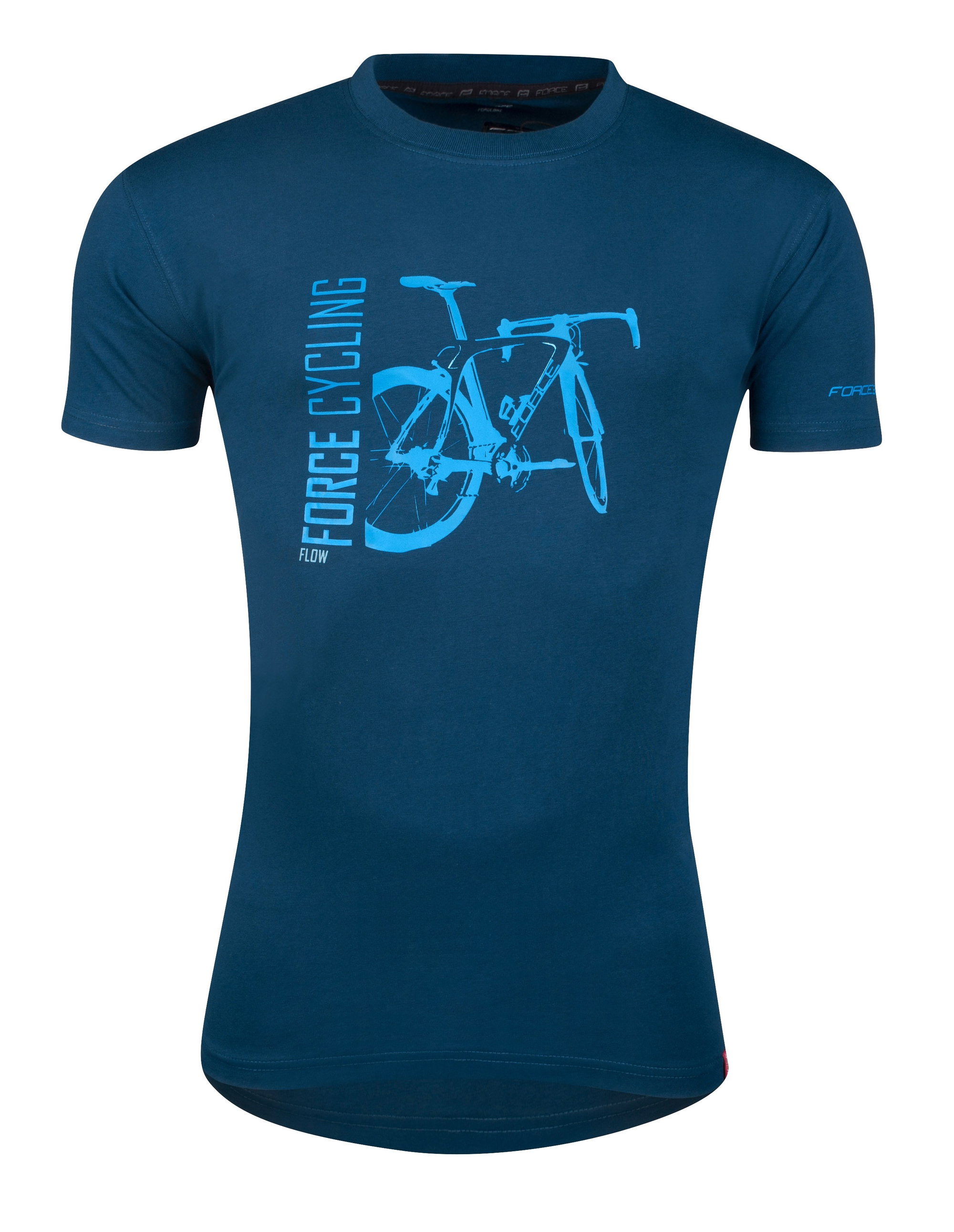 Force Tricou FORCE FLOW maneci scurte albastru XXXL