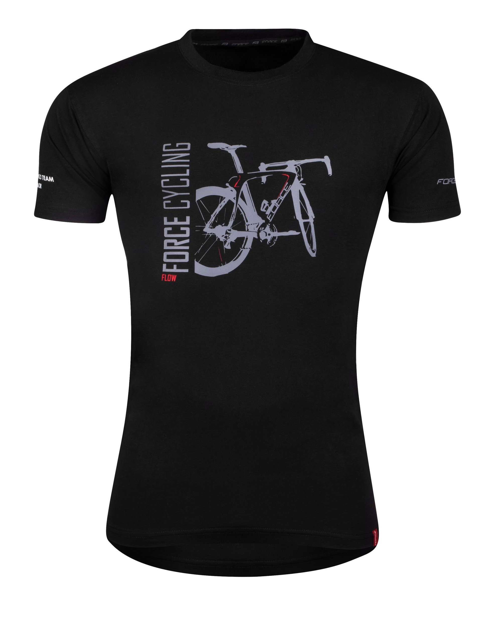 Force Tricou FORCE FLOW maneci scurte negru XXXL