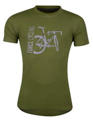 Tricou FORCE FLOW maneci scurte verde