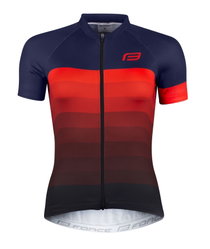 Tricou Force F Ascent Lady Albastru-Rosu