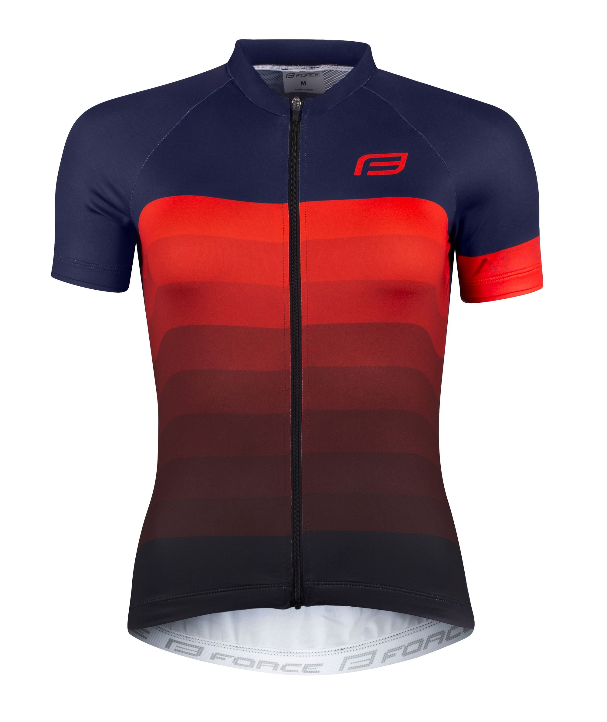 Force Tricou Force F Ascent Lady Albastru-Rosu