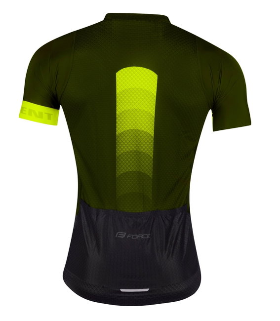 Tricou Force F Ascent Verde - Galben Fluo 3XL