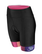 Pantaloni scurti cu bazon Force F Victory, negru/roz, XS