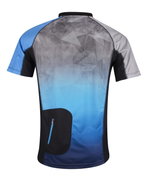 Tricou ciclism Force MTB Core, gri/albastru, S
