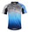Tricou ciclism Force MTB Core, gri/albastru, XXL