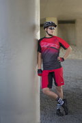 Tricou ciclism Force MTB Core, rosu/negru, XS