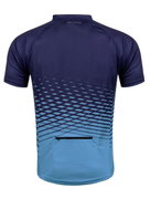 Tricou maneca scurta Force MTB Angle, albastru, XS