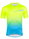 Tricou maneca scurta Force MTB Angle, albastru/fluo, 4XL