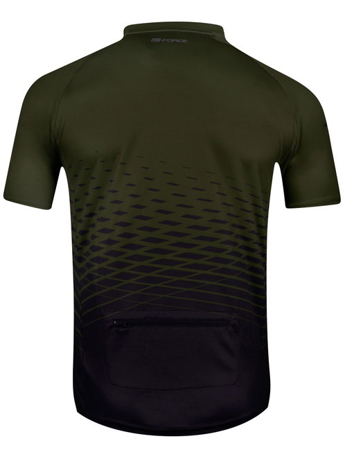 Tricou maneca scurta Force MTB Angle army