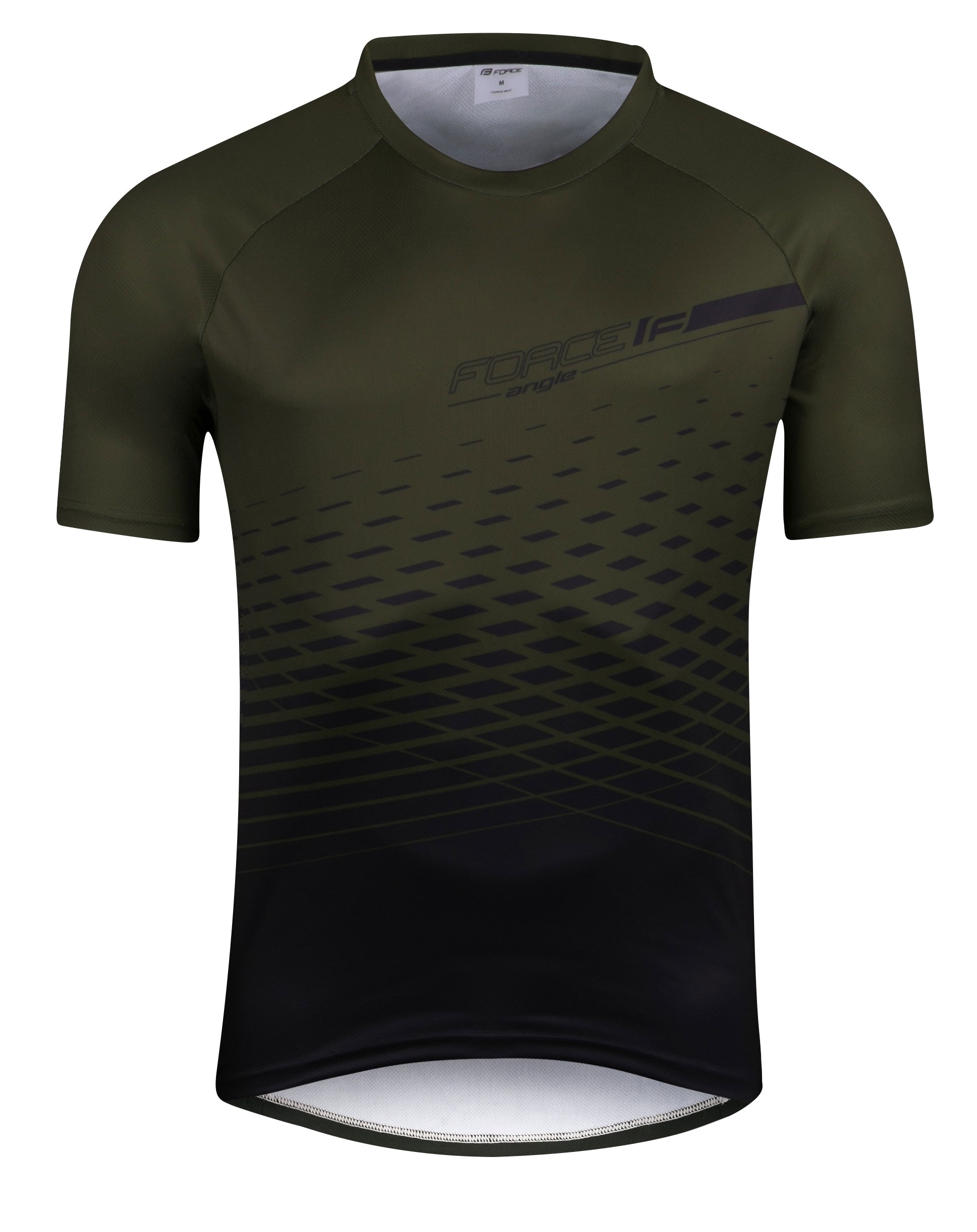 Force Tricou maneca scurta Force MTB Angle army
