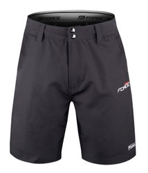 Pantaloni Force Blade MTB cu sub-pantaloni cu bazon Negru
