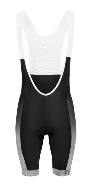 Pantaloni scurti cu bazon si bretele Force B40 negru/gri S