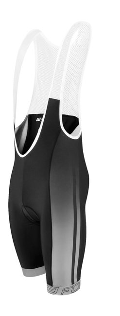 Pantaloni scurti cu bazon si bretele Force B40 negru/gri S