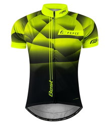 Tricou Force Best maneci scurte fluo/negru XS