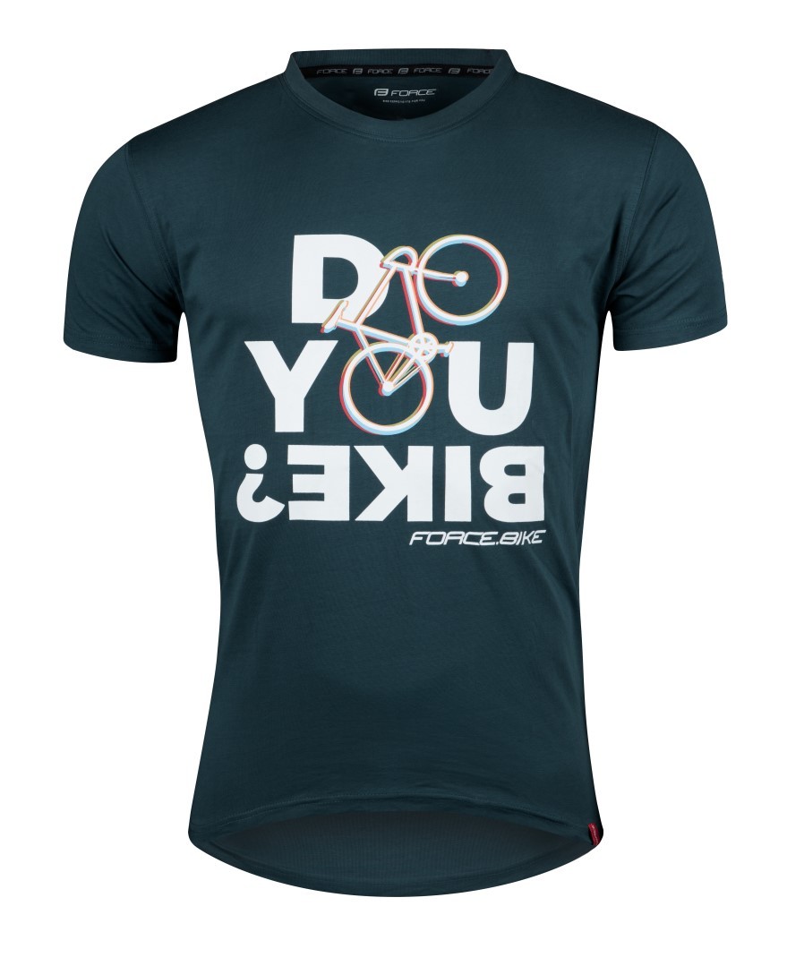 Force Tricou ciclism Force Bike, albastru, 3XL