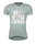 Tricou ciclism Force Bike, gri/verde, L