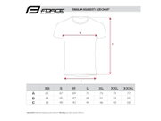 Tricou ciclism Force Bike, gri/verde, L