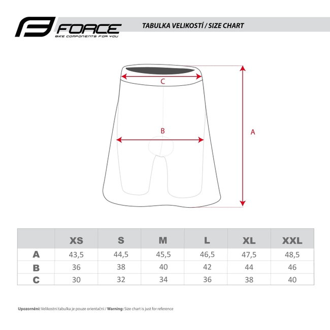 Fusta cu pantaloni scurti cu bazon Force Daisy negru/roz M