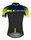 Tricou Force Dash maneci scurte albastru/fluo/negru S
