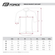 Tricou Force Dash maneci scurte albastru/fluo/negru S