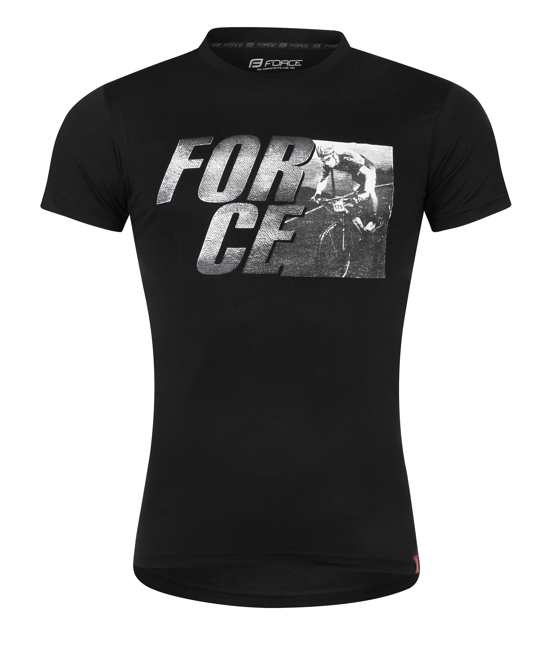 Tricou Force Spirit maneci scurte negru