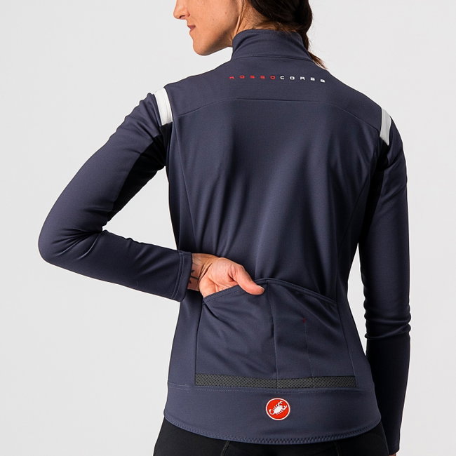 Jacheta Castelli Perfetto RoS W LS, de dama, Bleumarin, M