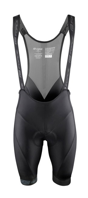Pantaloni scurti cu bazon si bretele Force B51 Negru 3XL