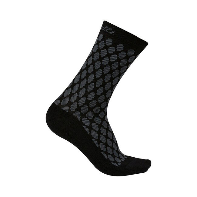 Sosete Castelli Sfida 13, de dama, Negru/Antracit, S/M, 35-38