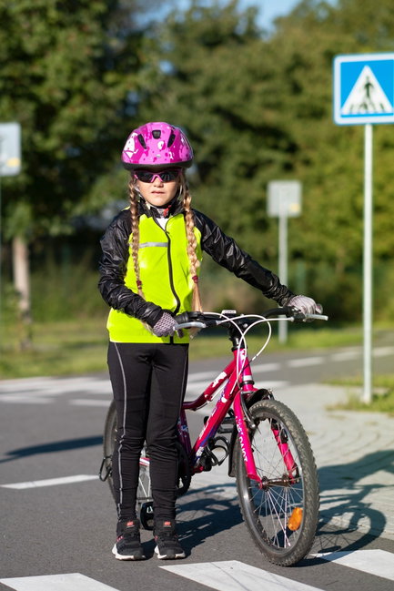 Jacheta Force Windpro KID windproof Fluo/Negru 153-164