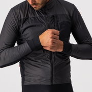 Jacheta cu puf Castelli Unlimited Puffy, Antracit/Negru, XXL