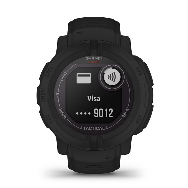 Garmin - Instinct 2 Solar smartwatch robust cu GPS - editie Tactical - negru