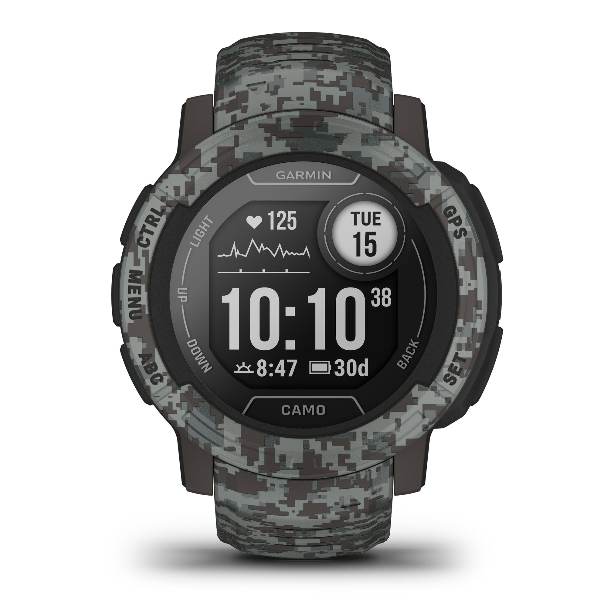 Watches Garmin - Instinct 2 smartwatch robust cu GPS - editie Camo - Graphite Camo